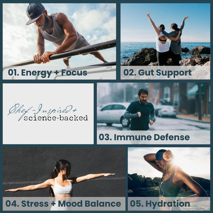 ELYXaR Daily Superfood Complex - Supplement Powder - 60+ Vitamins, Minerals, Wholefood-Sourced Ingredients, Stress Adaptogens, Pro & Prebiotics, Digestive Enzymes, & Electrolytes - 30 Servings - dailyvitalstore