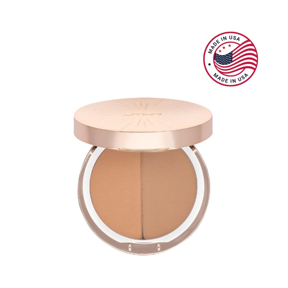 Emani Blush & Bronzer - Natural Mineral Pressed Bronzer for Face - Radiant Skin Blush for Sun Kissed Glow, All Skin Types including Sensitive Skin, Copacabana - dailyvitalstore
