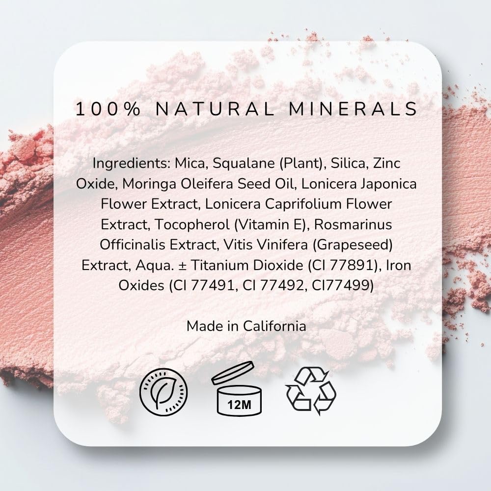 Emani Blush & Bronzer - Natural Mineral Pressed Bronzer for Face - Radiant Skin Blush for Sun Kissed Glow, All Skin Types including Sensitive Skin, Copacabana - dailyvitalstore