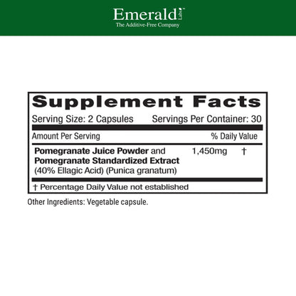 EMERALD LABS Cholesterol Health (90 Caps) & Pomegranate Extract (60 Caps) - Supports Heart Health & Immune Function - Gluten Free & Vegan - dailyvitalstore