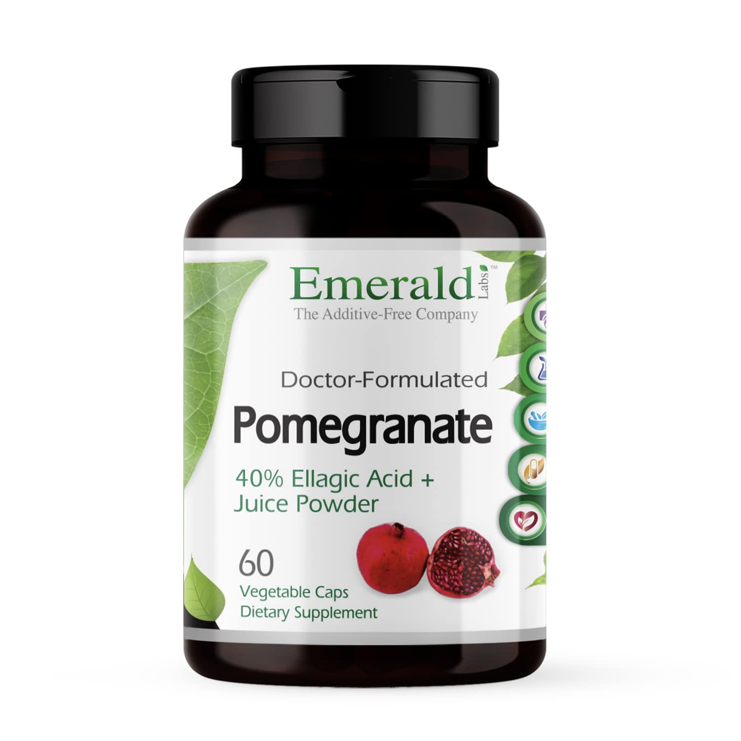EMERALD LABS Cholesterol Health (90 Caps) & Pomegranate Extract (60 Caps) - Supports Heart Health & Immune Function - Gluten Free & Vegan - dailyvitalstore