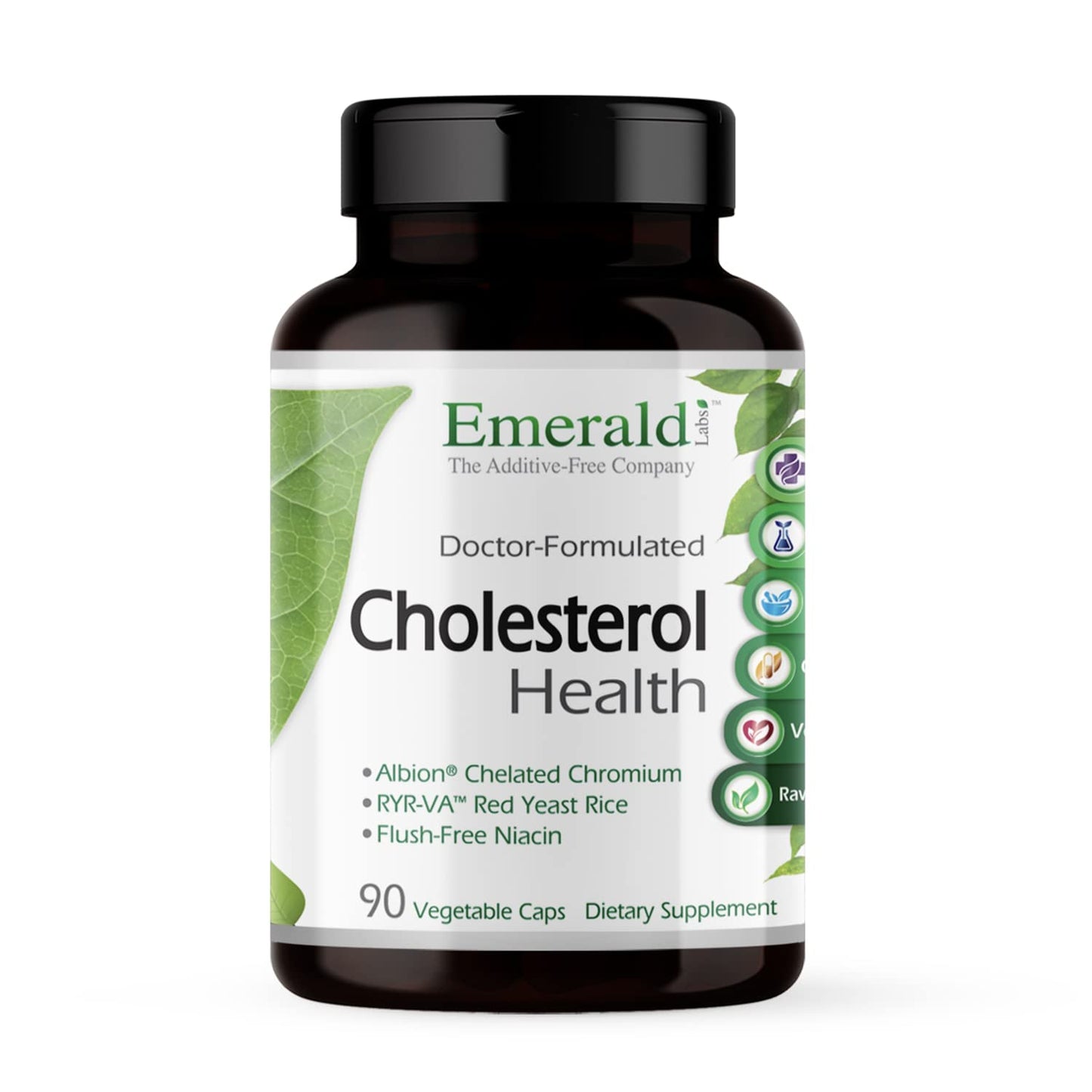 EMERALD LABS Cholesterol Health (90 Caps) & Pomegranate Extract (60 Caps) - Supports Heart Health & Immune Function - Gluten Free & Vegan - dailyvitalstore