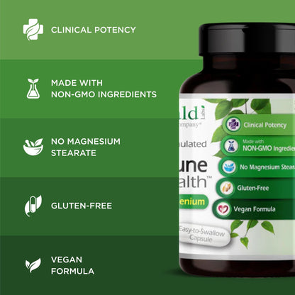 Emerald Labs HashiMune Health - Vegan Thyroid & Immune Support Supplement - Includes SelenoExcell Selenium & Myo-Inositol - 60 Vegetable Capsules (30-Day Supply) - dailyvitalstore