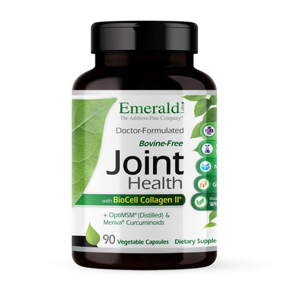 EMERALD LABS Joint Health - Biocell II Collagen, OptiMSM, Glucosamine, Meriva Turmeric Curcuminoids & More - Joint Health, Mobility & Flexibility Support* - 90 Vegetable Capsules (30-Day Supply) - dailyvitalstore