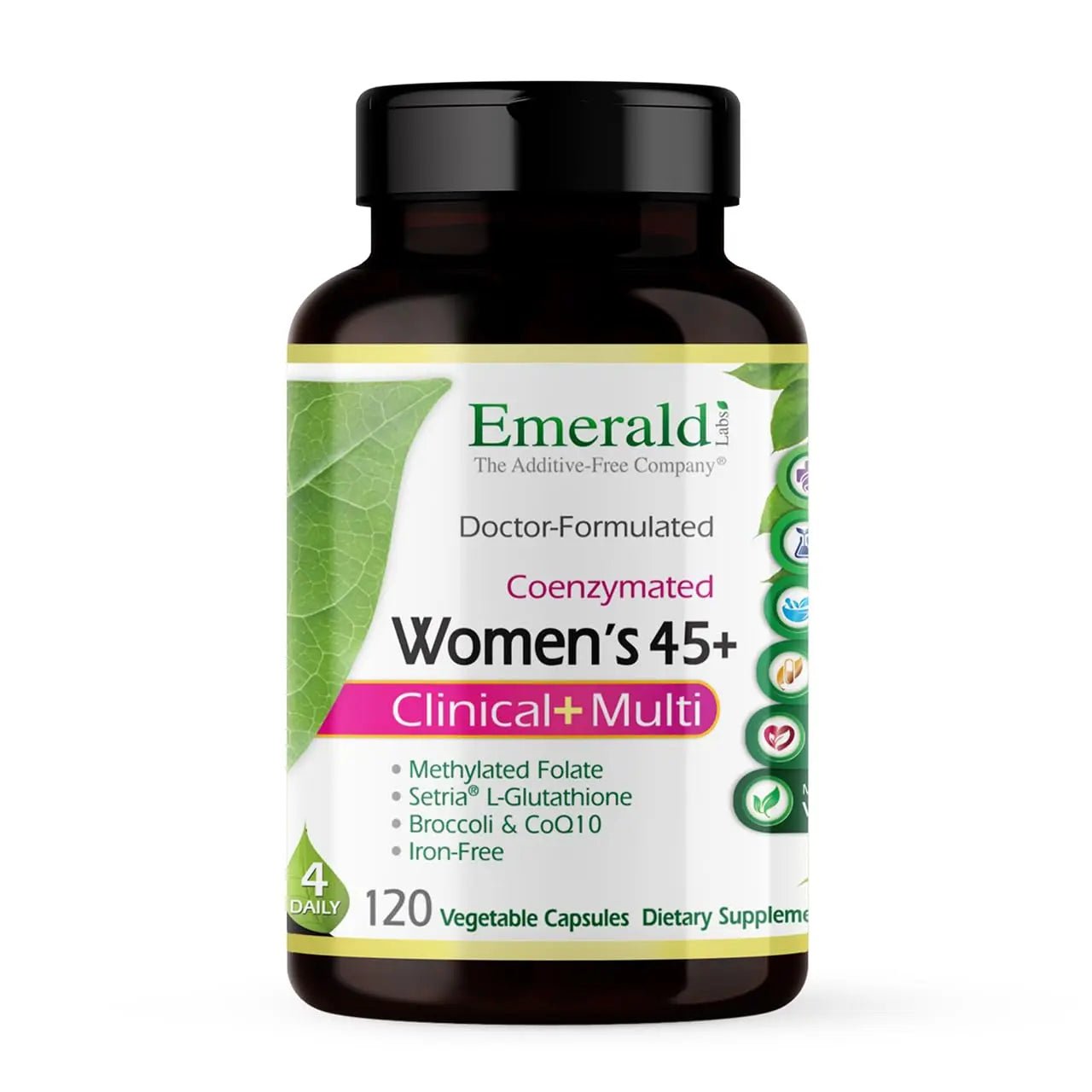 Emerald Labs Women's 45+ Clinical Multi - Multivitamin for Comprehensive Support, Bone & Heart Health* - Designed for Women 45+ - dailyvitalstore