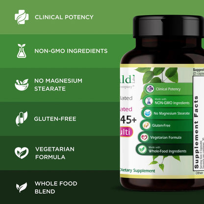 Emerald Labs Women's 45+ Clinical Multi - Multivitamin for Comprehensive Support, Bone & Heart Health* - Designed for Women 45+ - dailyvitalstore