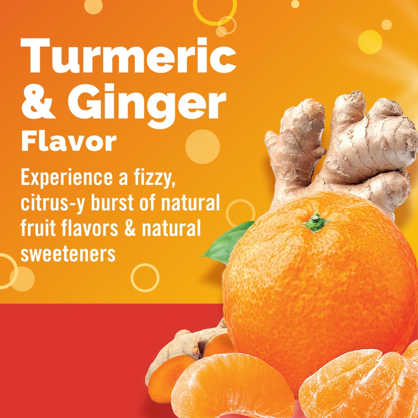 Emergen-C Citrus-Ginger Fizzy Drink Mix, Turmeric and Ginger, Immune Support, Natural Flavors - dailyvitalstore