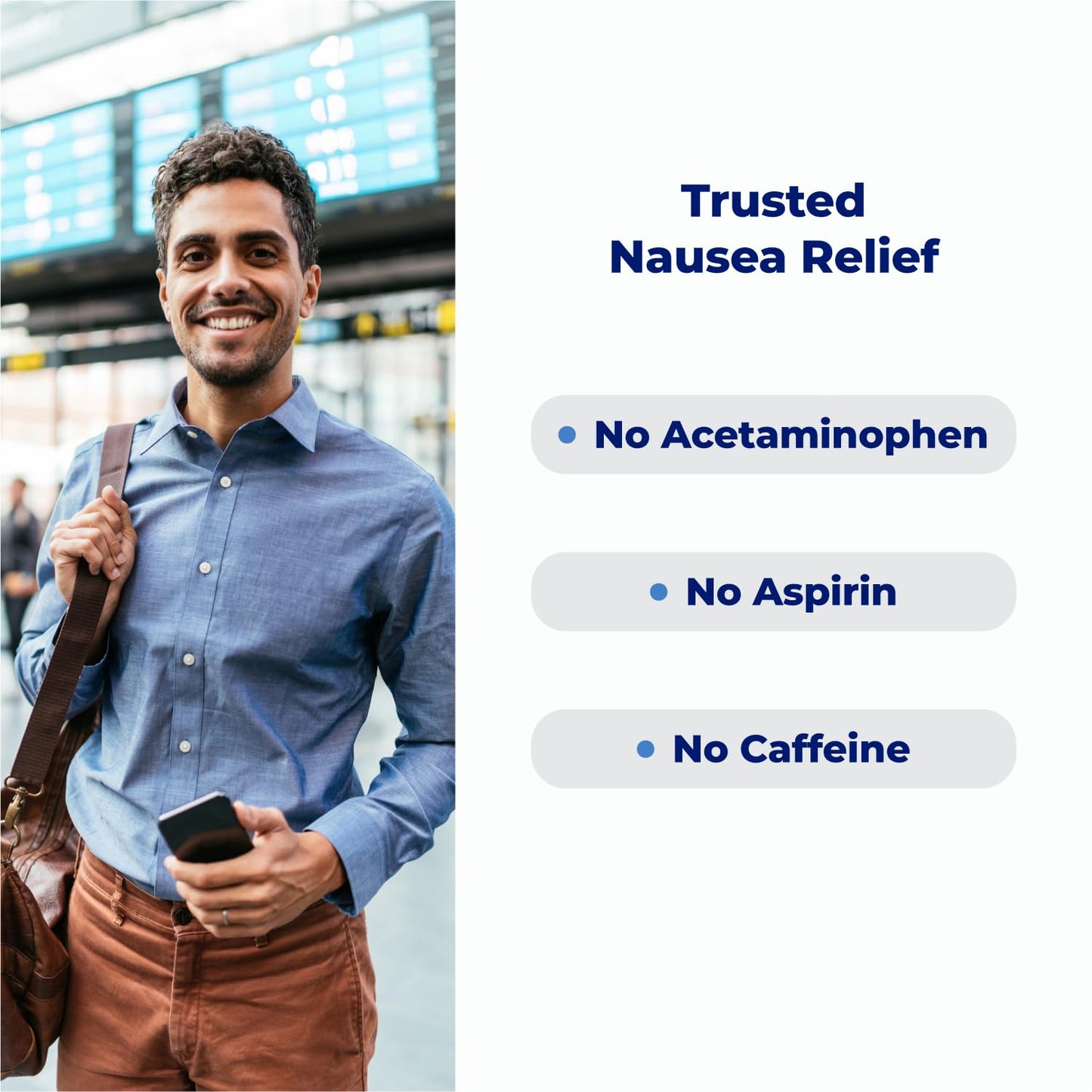 Emetrol Non-Drowsy Nausea Relief - Chewable Medicine for Upset Stomach - Pharmacist Recommended Nausea Relief - Mixed Berry Flavor, 60 Tablets - dailyvitalstore