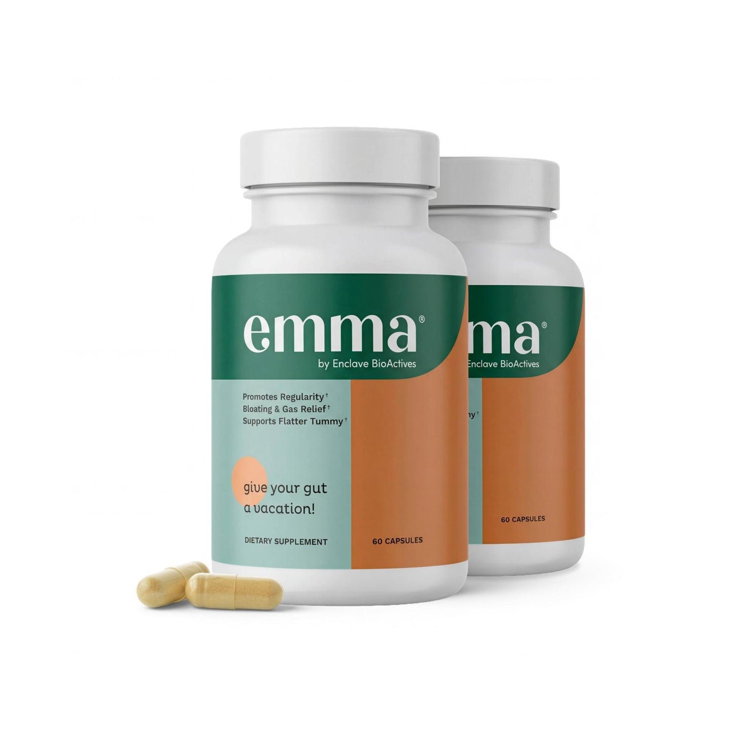 Emma Gut Health Relief Supplement, Doctor Endorsed Formula for Women & Men, Leaky Gut & Digestive Support for Constipation, Bloating & Gas Relief - dailyvitalstore