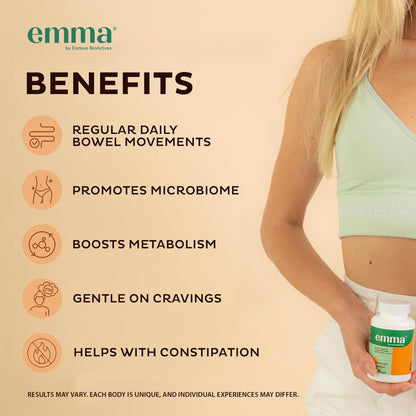 Emma Gut Health Relief Supplement, Doctor Endorsed Formula for Women & Men, Leaky Gut & Digestive Support for Constipation, Bloating & Gas Relief with Berberine, - dailyvitalstore