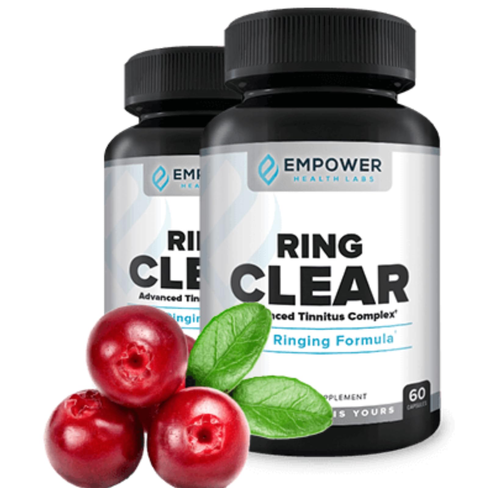 Empower Health Labs Ring Clear All-Natural Ear Buzz Relief Formula for Lasting Relief from Incessant Ear Buzzing - 30-Day Supply - dailyvitalstore