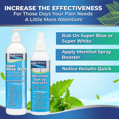 Emu Therapy Super White Stuff OTC 12-oz. Pump Bottle - Natural, Made in USA, Paraben-Free, Works in As Little As 5 Minutes for Joint/Muscle Pain, Backaches, Sprains/Strains, Bruises & More - dailyvitalstore