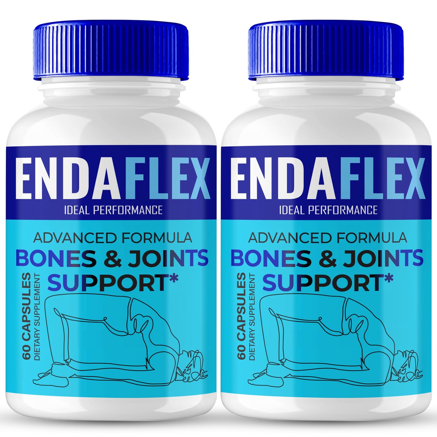 Endaflex Capsules, Advanced Joint Support Supplement Pills for Mobility and Comfort - Maximum Strength, Official Enda Flex Joint Support All Natural Formula, Premium Enda-Flex Reviews (2 Pack) - dailyvitalstore