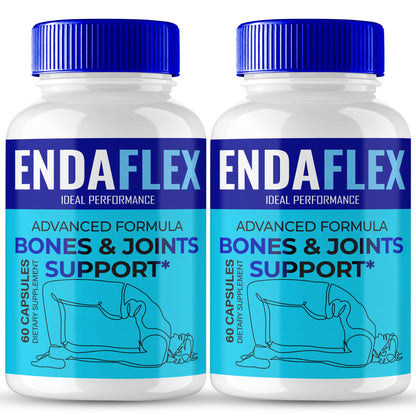 Endaflex Capsules, Advanced Joint Support Supplement Pills for Mobility and Comfort - Maximum Strength, Official Enda Flex Joint Support All Natural Formula, Premium Enda-Flex Reviews (2 Pack) - dailyvitalstore