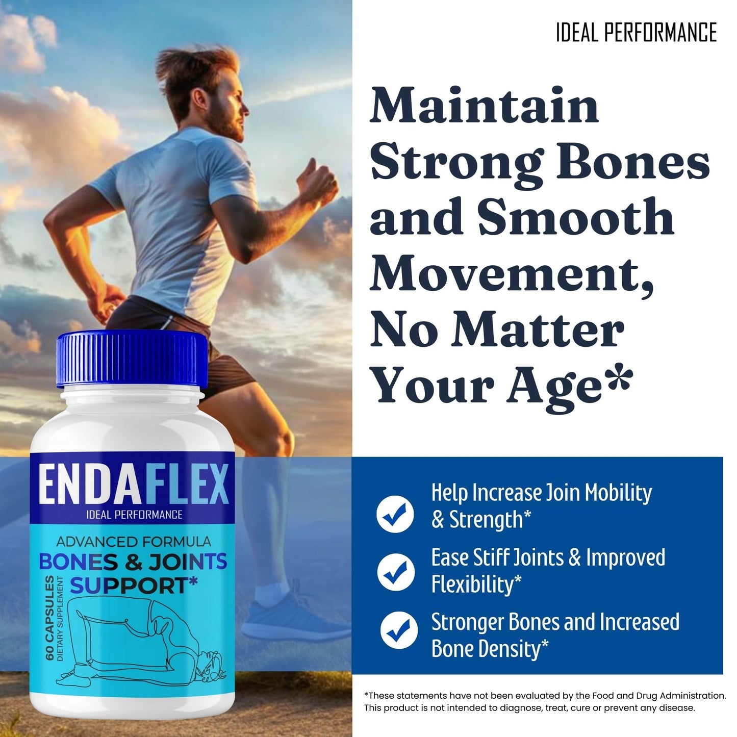 Endaflex Capsules, Advanced Joint Support Supplement Pills for Mobility and Comfort - Maximum Strength, Official Enda Flex Joint Support All Natural Formula, Premium Enda-Flex Reviews (2 Pack) - dailyvitalstore