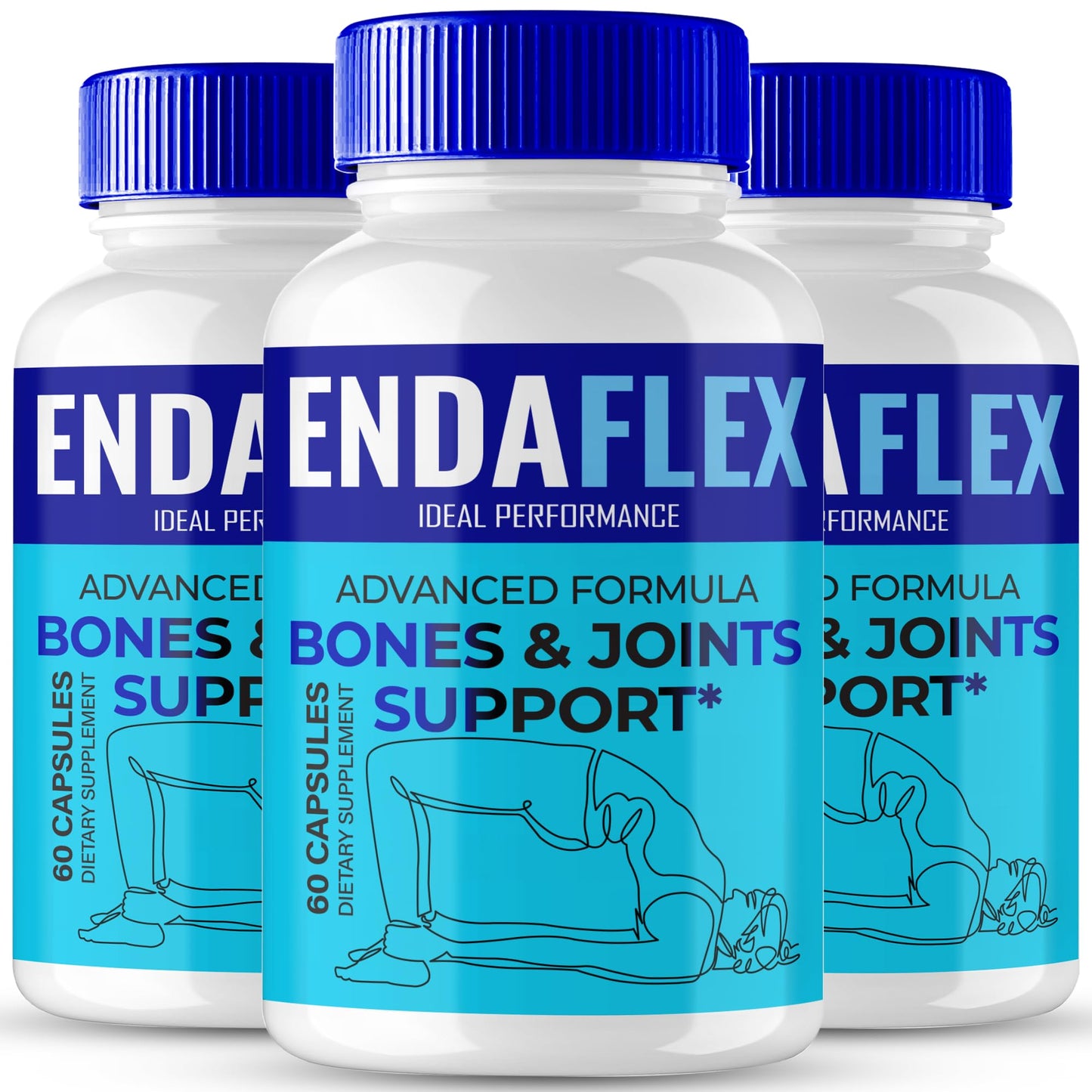 Endaflex Capsules, Advanced Joint Support Supplement Pills for Mobility and Comfort - Maximum Strength, Official Enda Flex Joint Support All Natural Formula, Premium Enda-Flex Reviews (3 Pack) - dailyvitalstore