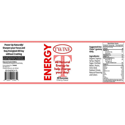 Energy Gummies with Vitamin B12, Ginseng & Ginkgo Biloba – Includes Biotin, Niacin, Taurine, Zinc, Pantothenic Acid, Vitamin C, D & B6 – 30 Count - dailyvitalstore