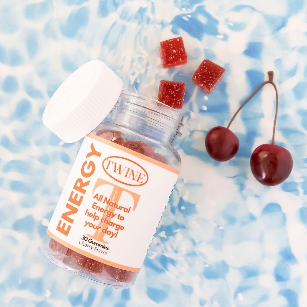 Energy Gummies with Vitamin B12, Ginseng & Ginkgo Biloba – Includes Biotin, Niacin, Taurine, Zinc, Pantothenic Acid, Vitamin C, D & B6 – 30 Count - dailyvitalstore