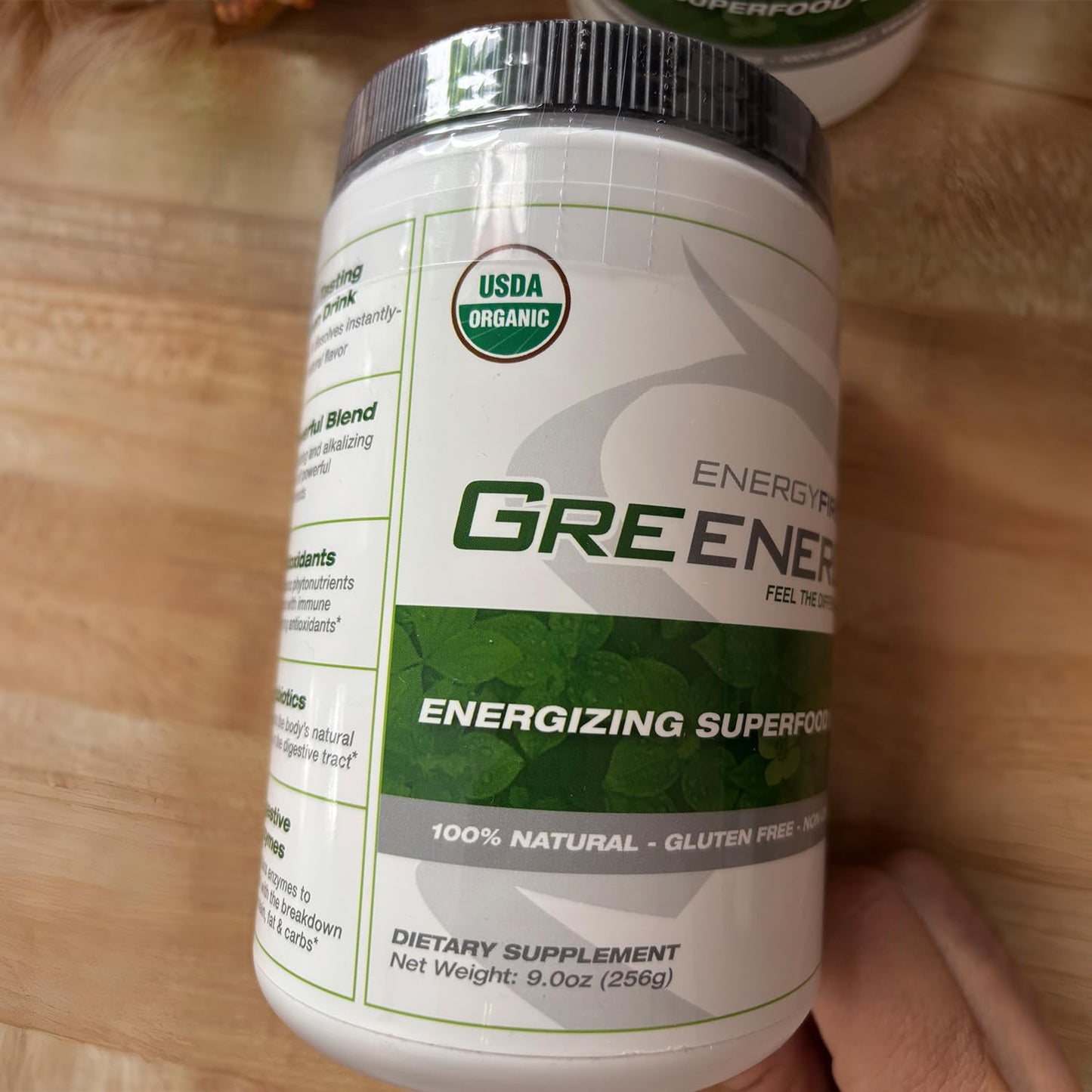 EnergyFirst Energize and Detoxify Greenergy Organic Superfood Powder - Vegan, Gluten-Free, Sugar-Free, Non-GMO - 30 Servings for Daily Energy & Immunity Boost! - dailyvitalstore