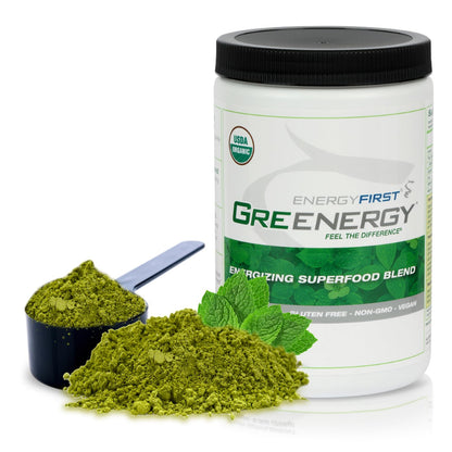 EnergyFirst Energize and Detoxify Greenergy Organic Superfood Powder - Vegan, Gluten-Free, Sugar-Free, Non-GMO - 30 Servings for Daily Energy & Immunity Boost! - dailyvitalstore