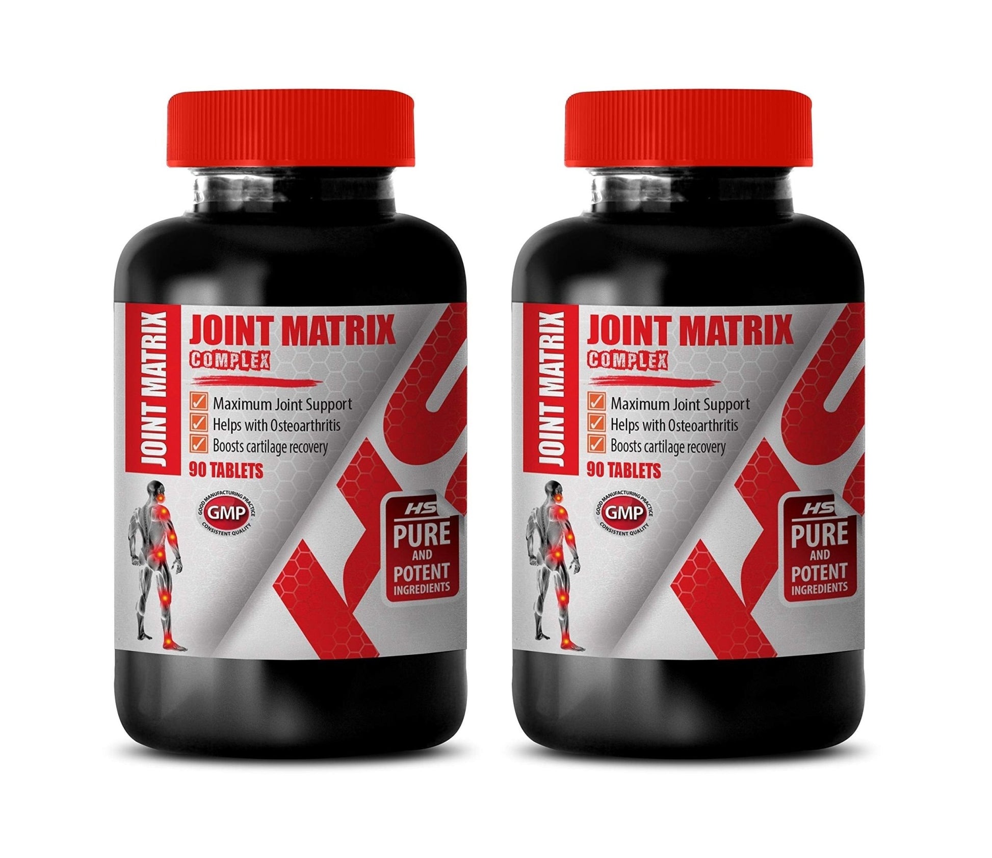 Enhanced Mobility - Joint Matrix Complex - Motion Blend, Strength and Mobility, Flex Formula, Functional Complex, Active Performance, Herbal Joint Formula, Total Body Support 2 Bottles 180 Capsules - dailyvitalstore