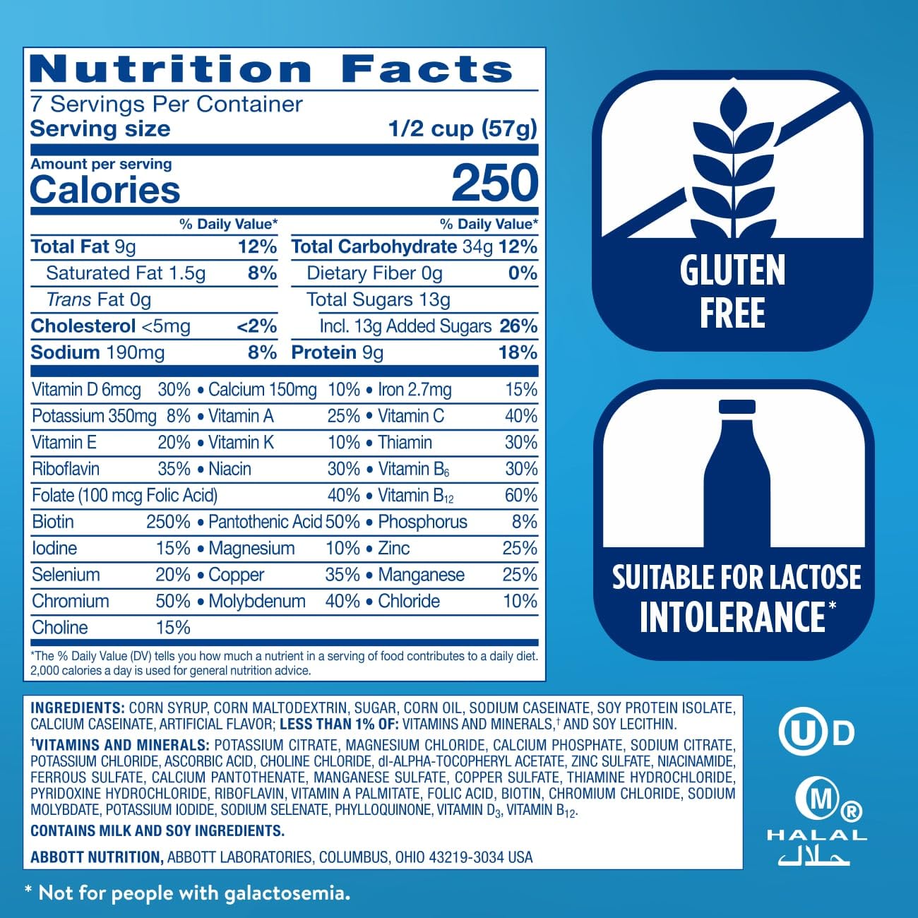 Ensure Original Vanilla Nutrition Powder | Vanilla Protein Powder | Small Meal Replacement Shake Mix | 9g Protein, 25 Vitamins & Minerals | Immune Health | 14.1 oz - 6 pack - dailyvitalstore