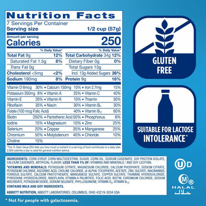 Ensure Original Vanilla Nutrition Powder | Vanilla Protein Powder | Small Meal Replacement Shake Mix | 9g Protein, 25 Vitamins & Minerals | Immune Health | 14.1 oz - 6 pack - dailyvitalstore
