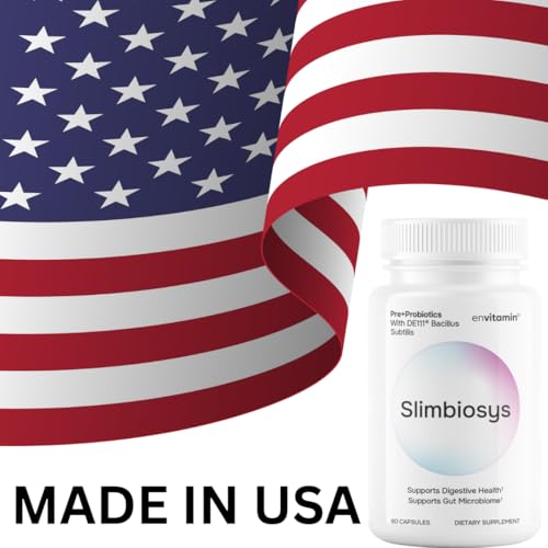 envitamin Slimbiosys Ultra Probiotic Capsule - Pre & Probiotics for Women & Men - Support Your Microbiome - dailyvitalstore