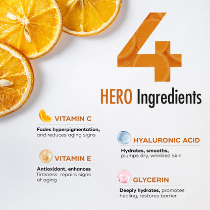 Envy Vitamin C Serum with Vitamin E & Glycerin - Skin, Dark Spot Reduction & Anti-Aging, Dermatologist Tested, Hydrating Glass Skin Serum - dailyvitalstore