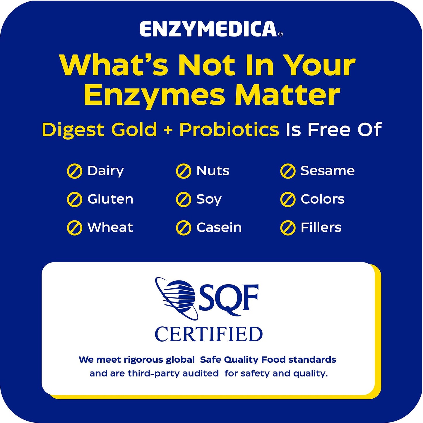 Enzymedica Digest Gold + Probiotics - Digestive Enzyme Supplement for Women & Men, Enzyme and Probiotic Capsules for Digestion, Gut Health Support, - dailyvitalstore