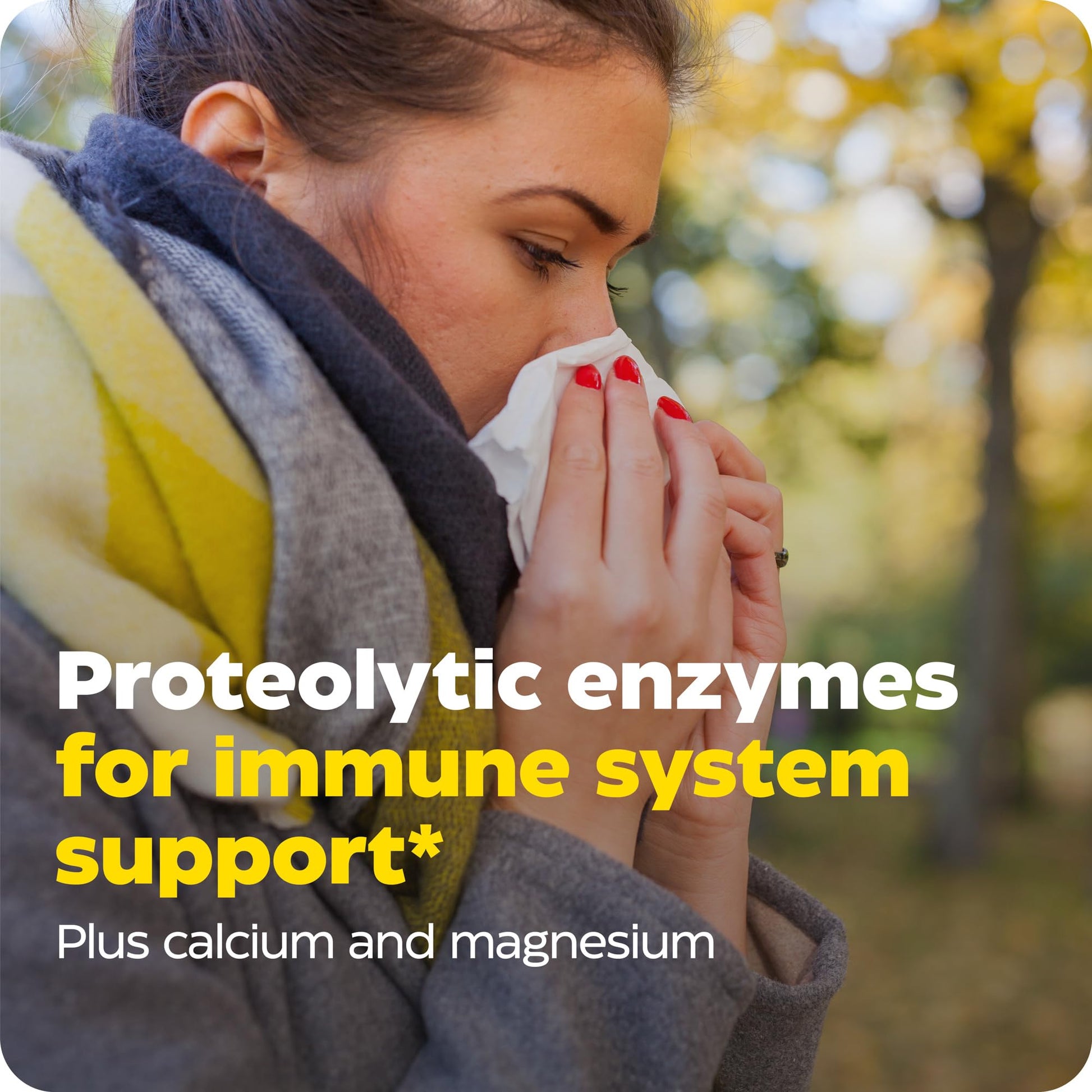 Enzymedica Immune Defense Regular Strength Caps - Proteolytic Enzyme Supplement for Men & Women, Immune Health Support Supplement with Protease, Catalase, Serrapeptase & Mucolase, Vegan - 180 Capsules - dailyvitalstore