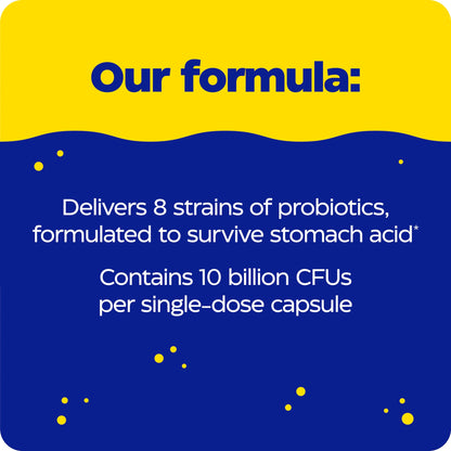Enzymedica Pro-Bio Probiotic Supplement for Digestive & Gut Health - Daily Probiotic Capsules for Women & Men, 10 Billion CFU, Helps Reduce Gas & Bloating, - dailyvitalstore