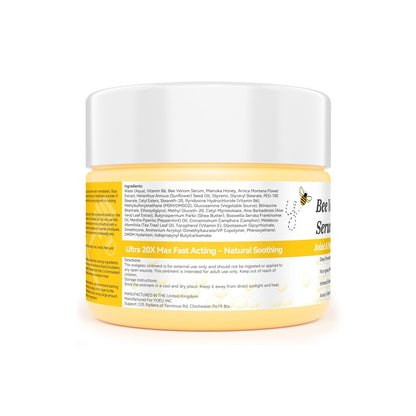EOIK Bee Venom Muscle Bone Cream, Fast Acting, Relief for Back, Neck, Hand, Feet, Knee, Muscle, Shoulder, Topical, Wrist, Elbow, Hip, Nerve, Plantar, Ankle, Foot Discomfort, Vitamin B6 - dailyvitalstore
