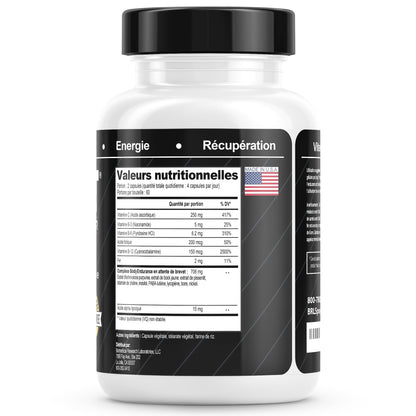 EPO-BOOST Natural Blood Builder Iron Supplement. RBC Support Made in USA with Echinacea & Dandelion Root helping VO2 Max, Energy, Endurance (1-Pack) - dailyvitalstore