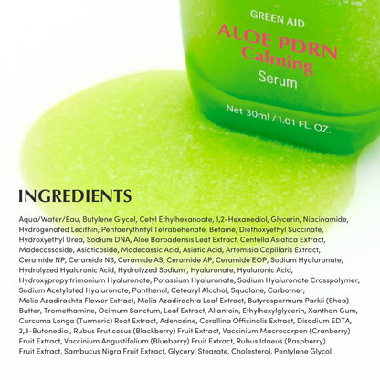 EQQUALBERRY Aloe PDRN Calming Smoothie Serum – Soothing Korean Skin Care for Sensitive Skin, Cica & Aloe for Repair, Hydrating & Radiant Glow - dailyvitalstore