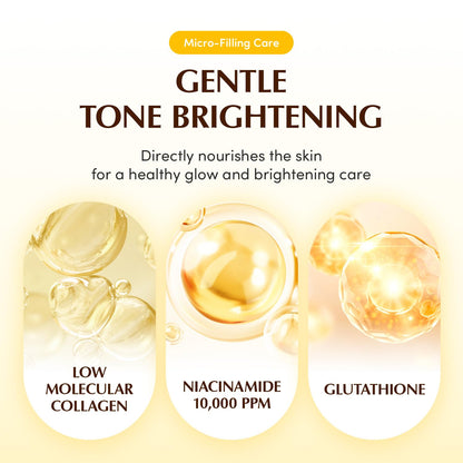 EQQUALBERRY Collagen Glow Up Mask - Niacinamide & Low Molecular Collagen for Brightening and Radiance Boosting | Korean Collagen Face Mask - dailyvitalstore