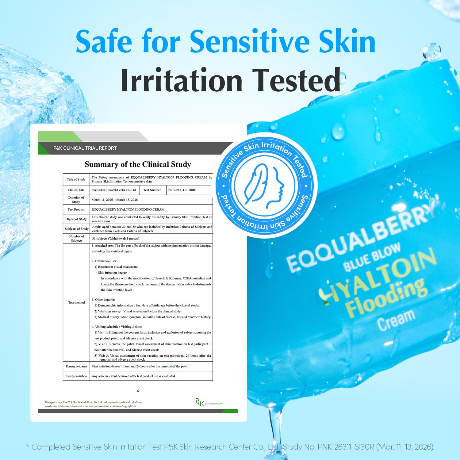 EQQUALBERRY HYALTOIN Flooding Cream | 5% Hyaluronic Acid & Ectoin, 10% Glacier Water | Quick Cooling Gel Moisturizer: Hydration, Barrier Repair & Redness Relief - dailyvitalstore