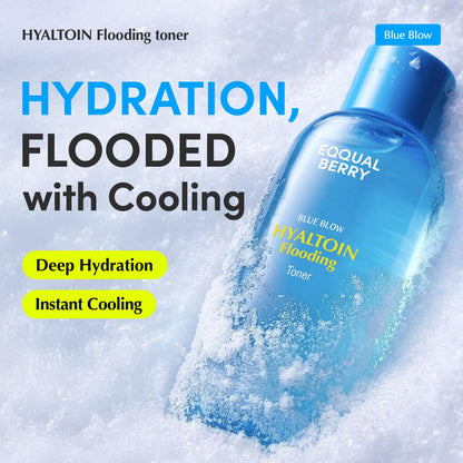 EQQUALBERRY Hyaltoin Flooding Toner | Moisture-Rich Hydrogel Toner for Deep Hydration | Cooling Essence Texture | Hyaluronic Acid & Ectoin - dailyvitalstore