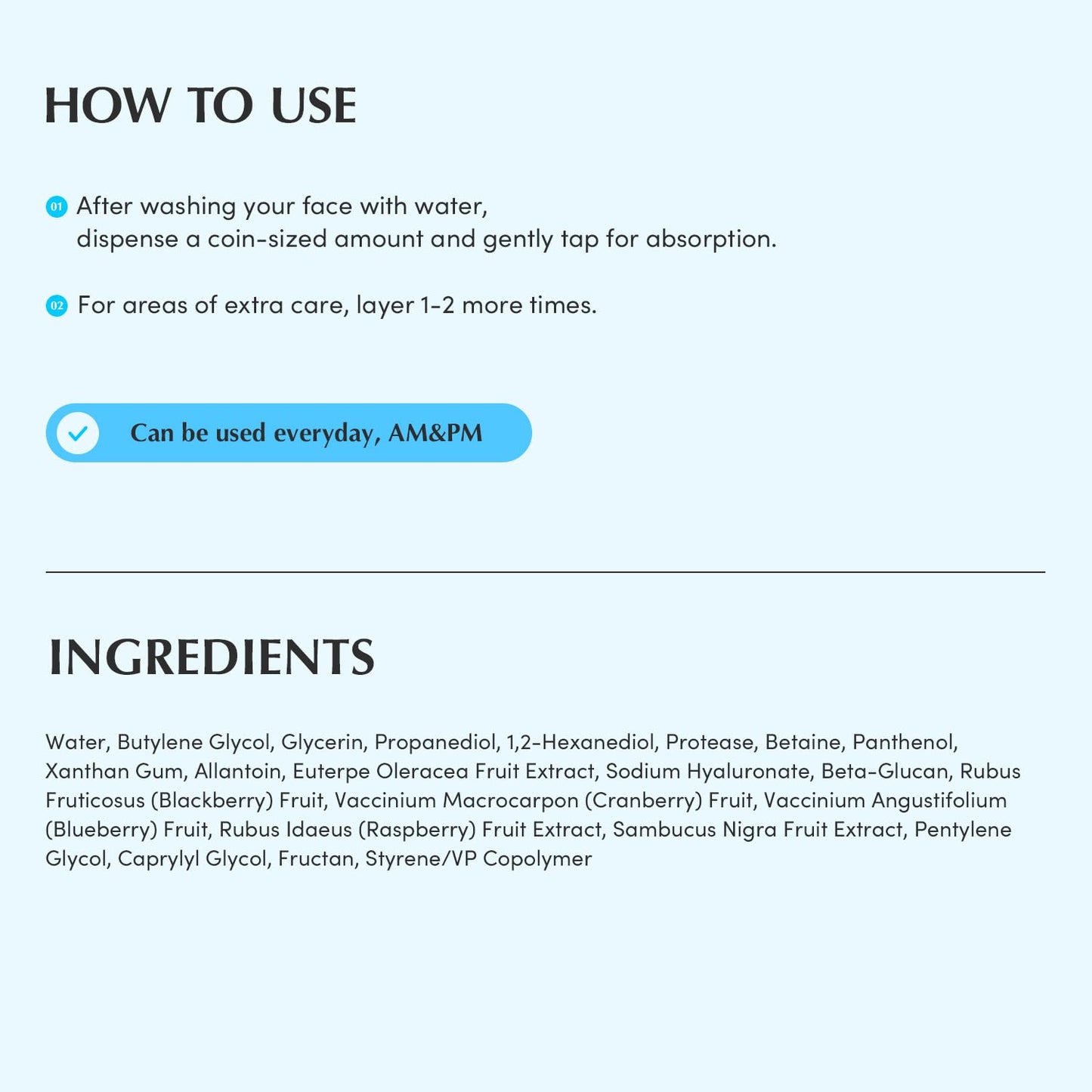EQQUALBERRY Swimming Pool Toner - Korean Toner for Daily Exfoliating & Deep Hydration with Natural Enzyme Protease & Hyaluronic Acid - dailyvitalstore