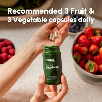 Equal Supplements Fruits and Vegetables Capsules | 2 Month Supply | GMP Certified-Manufactured in US | Fruit and Veggies Supplement for Balance | of Nature, Fruit and Vegetable Capsule for Adults - dailyvitalstore