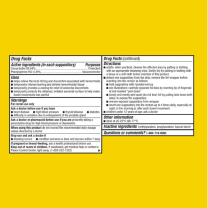 Equate Hemorrhoidal Suppositories 24 Ct Pack of 01 24 Total + me Gusta Sticker - dailyvitalstore