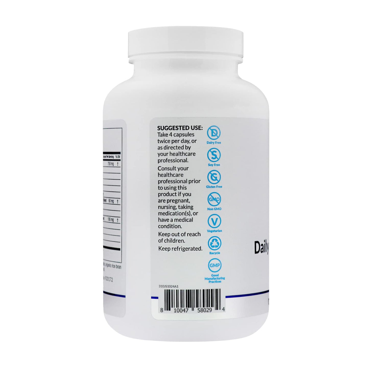 Equilife Daily Fruit & Vegetable Blend, Superfood Antioxidant Supplement Capsules, Nutrient Dense with Vitamin C, Fiber, and 9 Essential Amino Acids, Supports Energy, Vegan 240 Capsules - dailyvitalstore