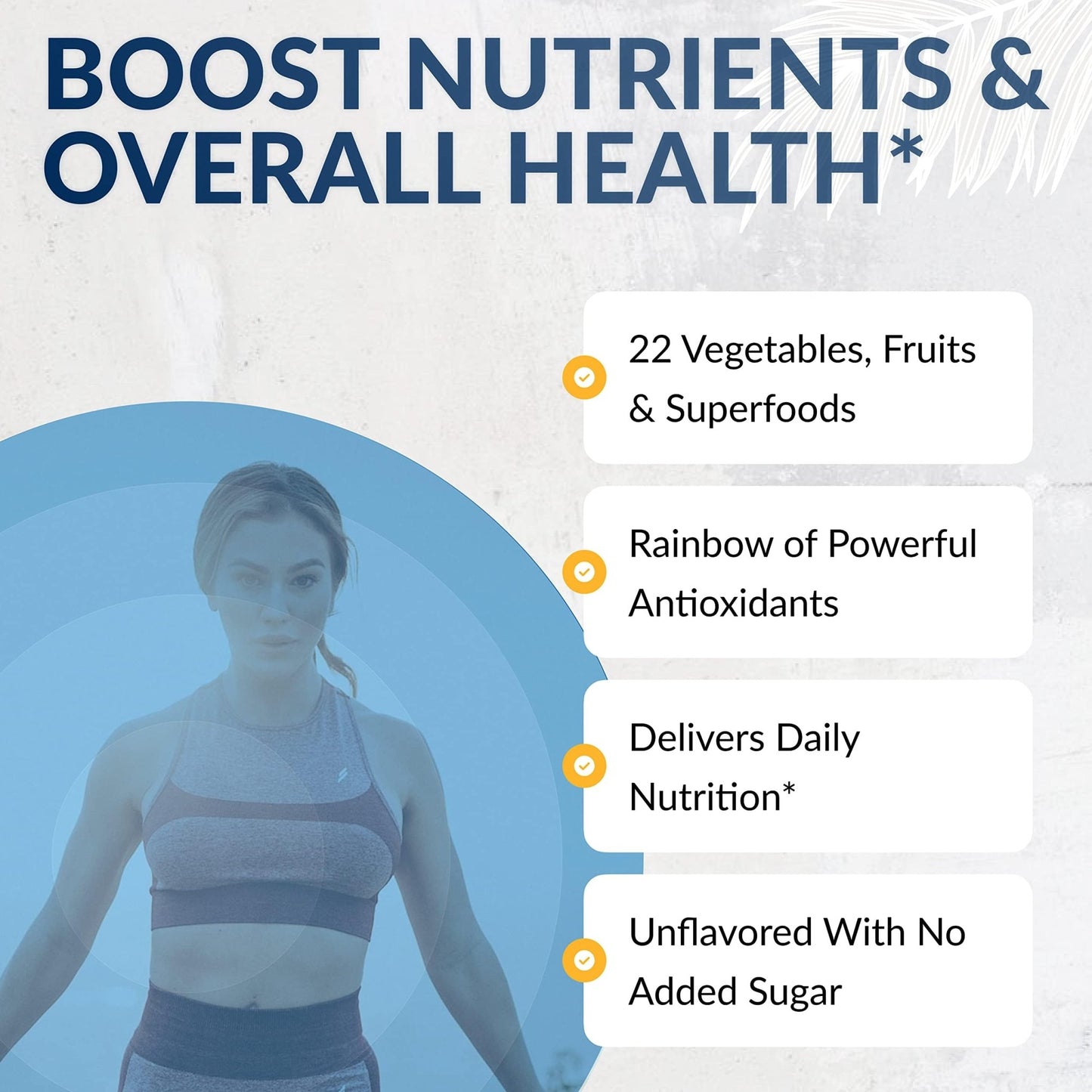 Equilife Daily Fruit & Vegetable Blend, Superfood Antioxidant Supplement with 22 Organic Fruits & Vegetables, Unflavored, Vitamin C, Fiber, 9 Essential Amino Acids, Supports Energy, 30 Servings Tub - dailyvitalstore