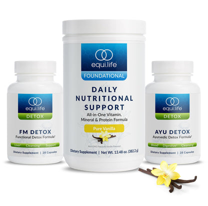 Equilife Dr. Cabral Detox, 7 Day Cleanse System, Plant Based Protein, Vitamins & Minerals, Supports Liver Detox, Promotes Healthy & Full Body Balance - dailyvitalstore