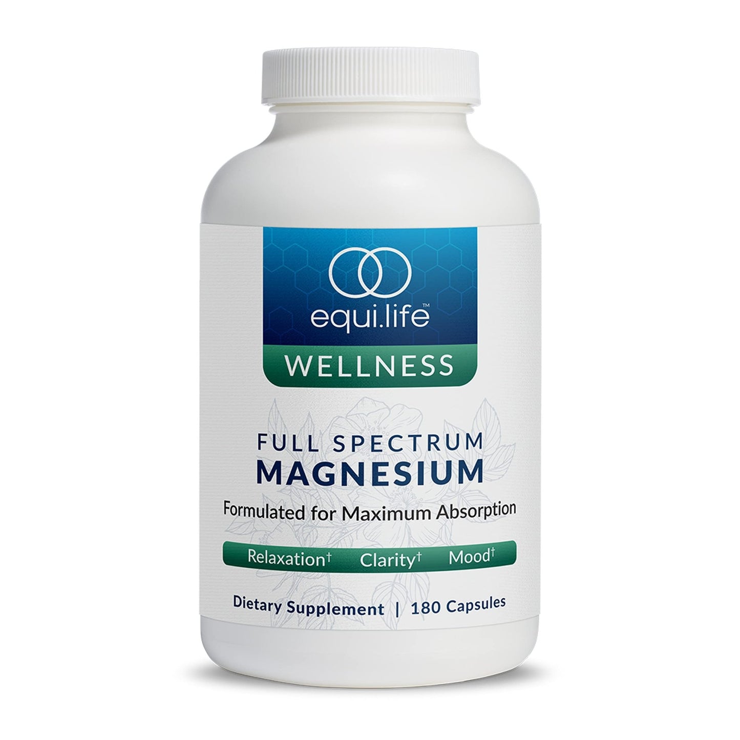 Equilife Full Spectrum Magnesium Supplement, Magnesium Glycinate, Citrate, & Malate, Bioavailable Mineral Blend, Dairy, Soy, & Gluten Free - dailyvitalstore