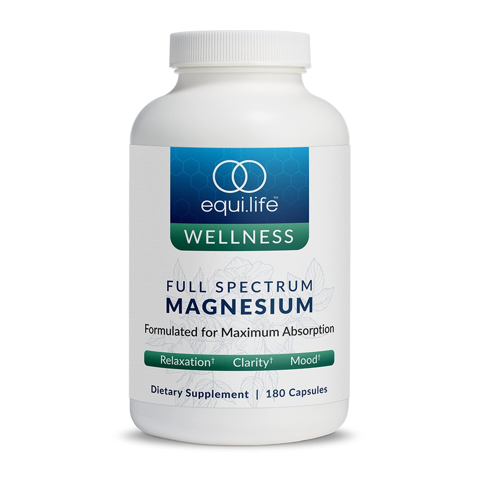 Equilife Full Spectrum Magnesium Supplement, Magnesium Glycinate, Citrate, & Malate, Bioavailable Mineral Blend, Dairy, Soy, & Gluten Free - dailyvitalstore