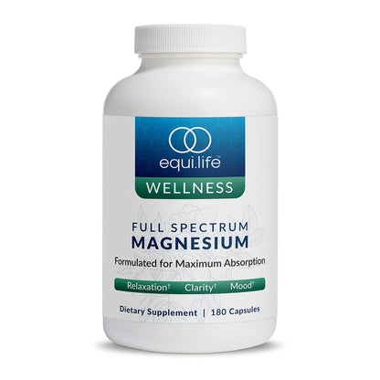 Equilife Full Spectrum Magnesium Supplement, Magnesium Glycinate, Citrate, & Malate, Bioavailable Mineral Blend, Dairy, Soy, & Gluten Free - dailyvitalstore