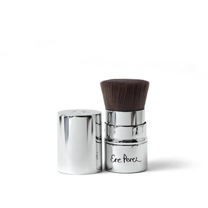 Ere Perez - Natural Eco Vegan Kabuki Makeup Brush | Multipurpose For Powder + Cream | Vegan Nylon Bristles, Cruelty-Free, Clean Beauty - dailyvitalstore