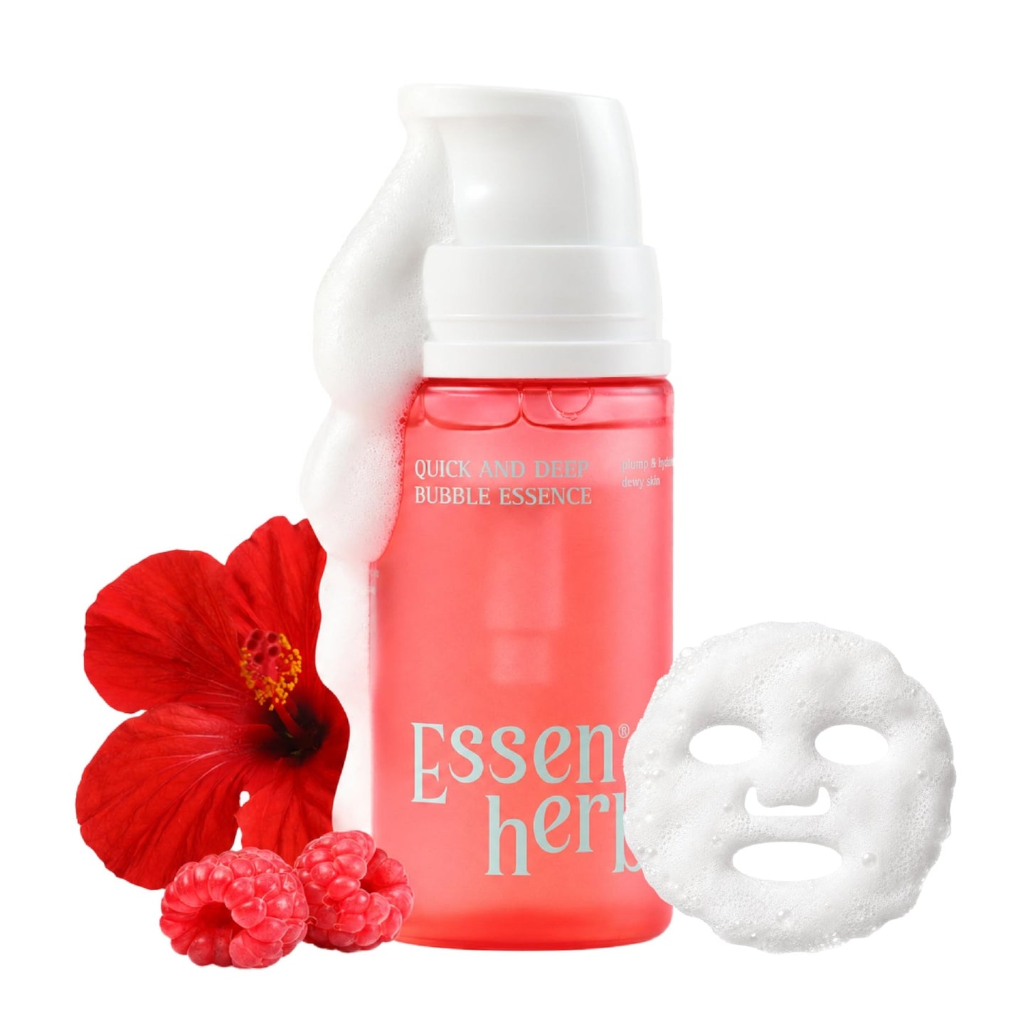 Essenherb Quick & Deep Oxy-Bubble Essence | Firming & Glow Serum with Collagen, Peptide & Niacinamide | Fast Absorption & Makeup-Ready - dailyvitalstore