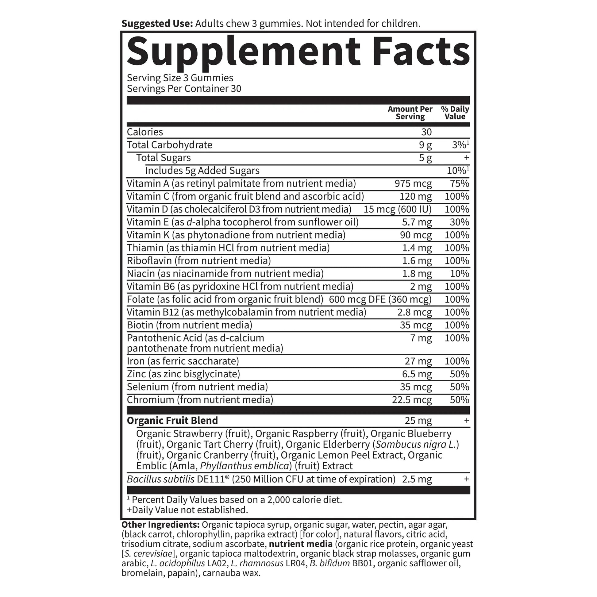 Essential Prenatal Gummy Vitamins for Women with Iron: Folate, Biotin, D3 & B12 + Probiotics for Digestion, Vitamin Code Multivitamin - dailyvitalstore